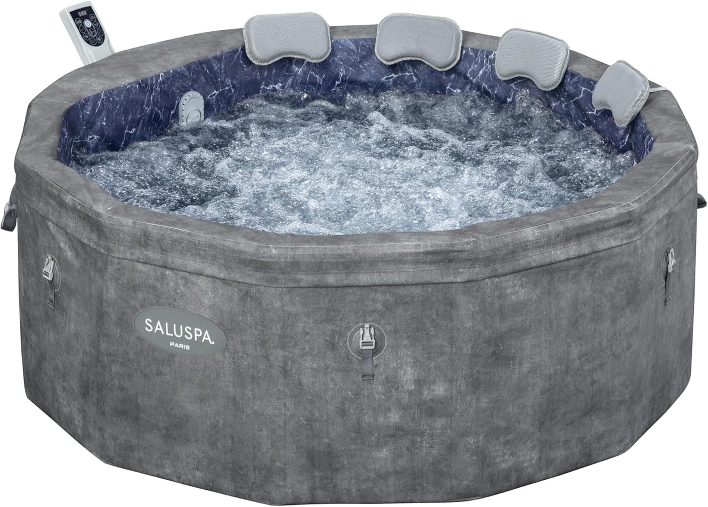 Bestway SaluSpa Paris ThermaCore UltraFit Smart AirJet Rigid Foam Hot Tub Spa - $400