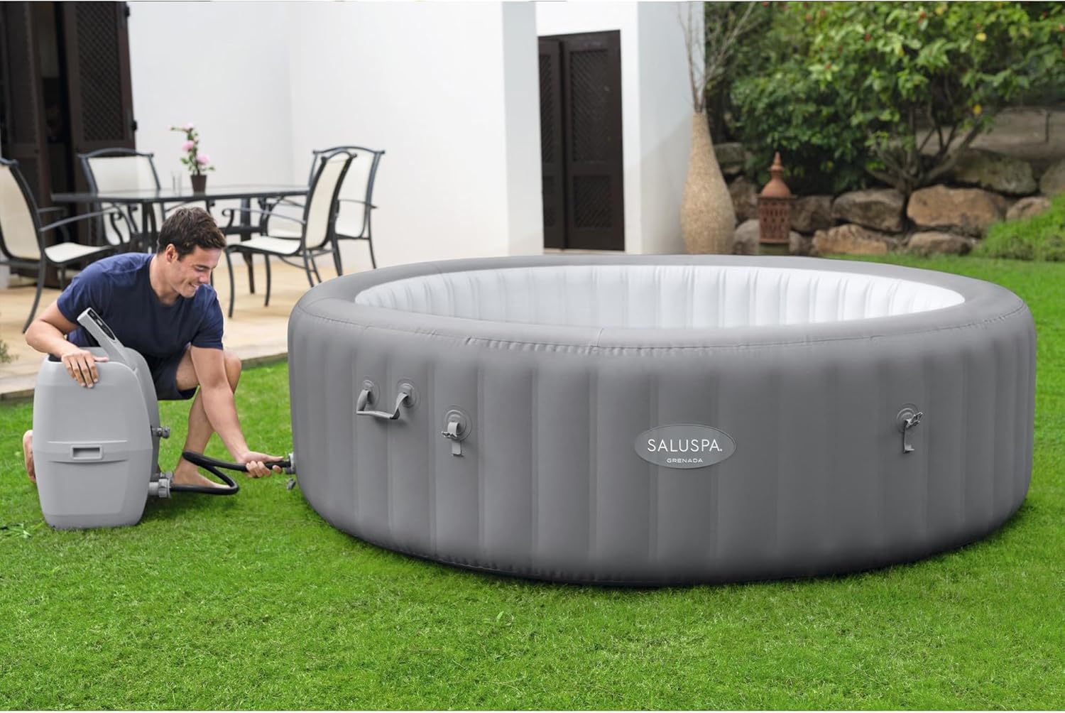 Bestway SaluSpa Grenada AirJet Inflatable Hot Tub - Thumbnail 5