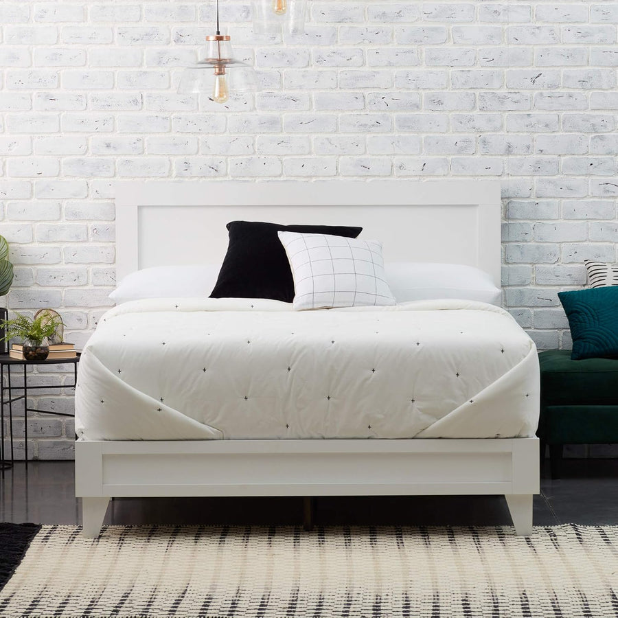 Edenbrook Delta California King Bed Frame with Headboard – White - $175