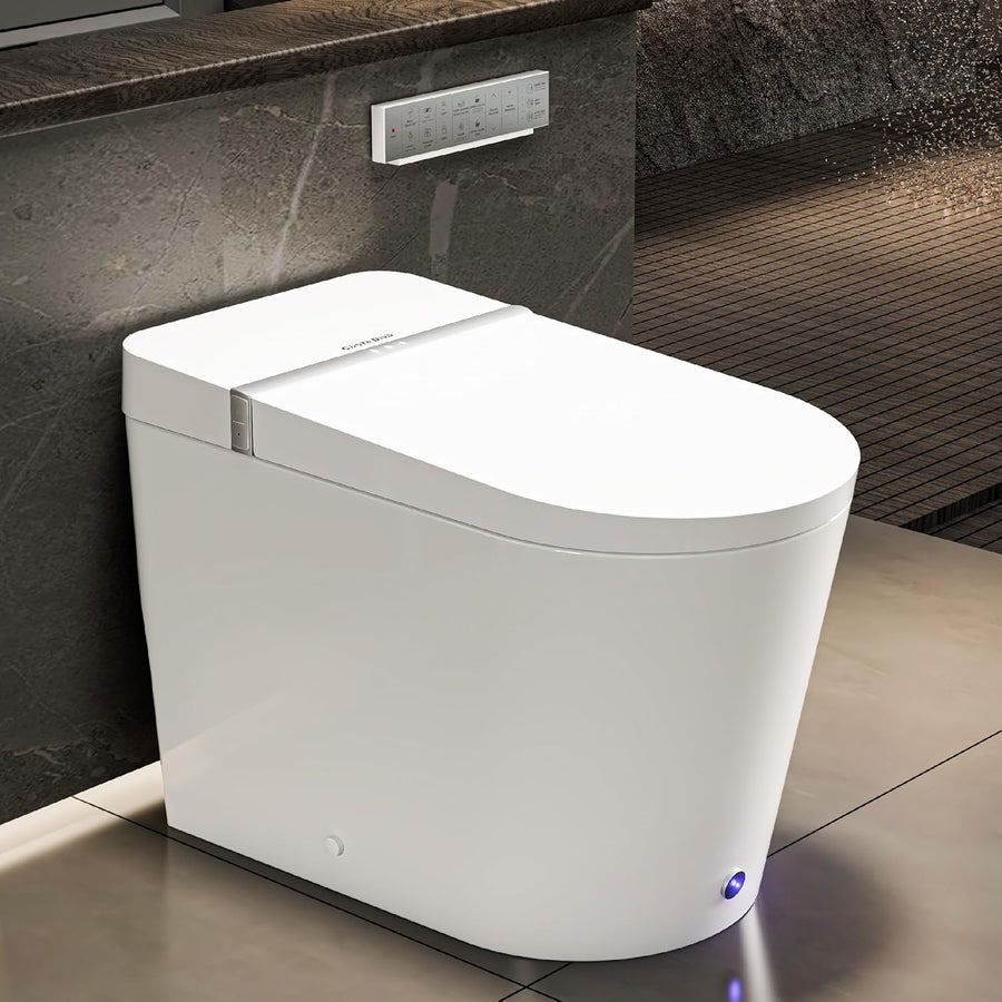 Casta Diva Smart Toilet, Wider Bidet with Heated Seat, Auto Open/Close - $570