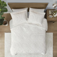 Madison Park Ultra Soft Luxury Premium Plush Comforter Bedding Set, Twin, Ivory - $60