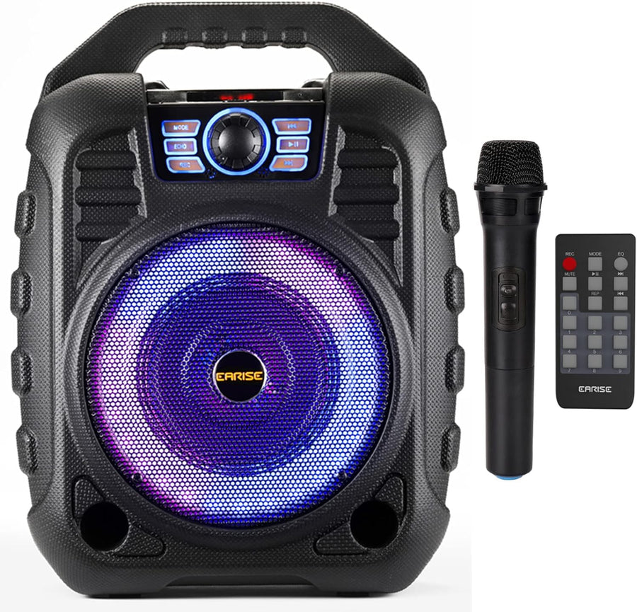 EARISE T26 RGB Portable Bluetooth PA Speaker System - $30