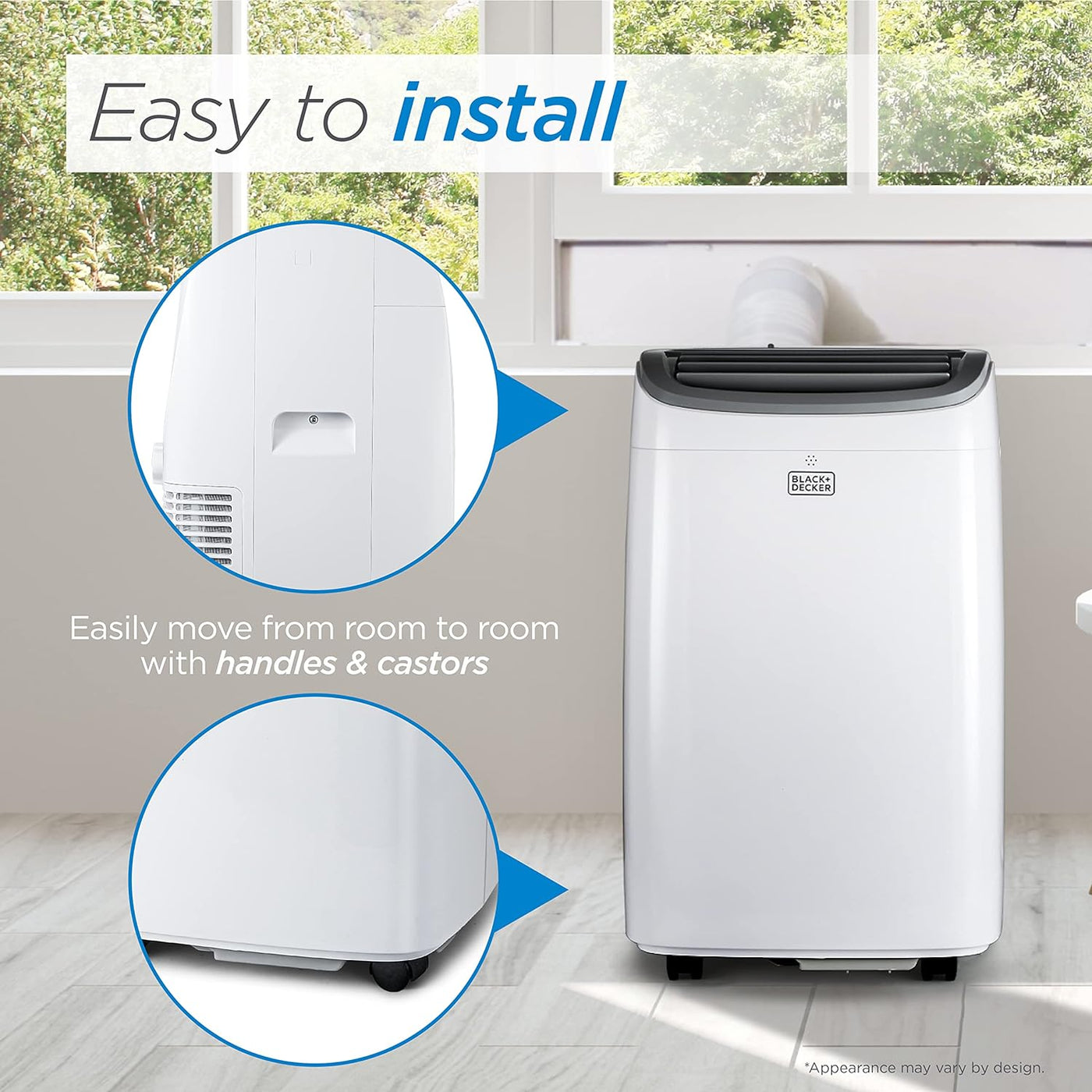 8,000 BTU Portable Air Conditioner up to 350 Sq.Ft. - $200