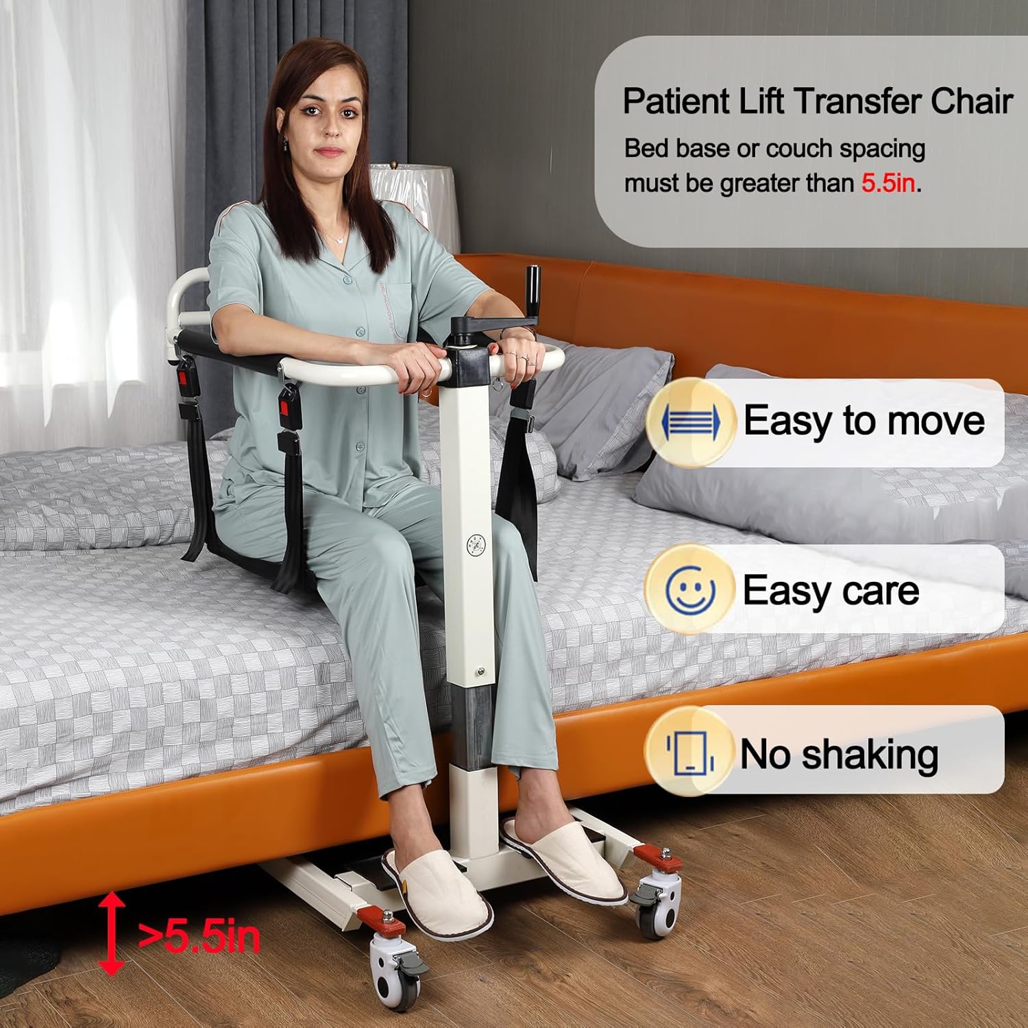 Patient Lift Transfer Chair, Patient Lift for Home, Patient Transfer Lift - $280