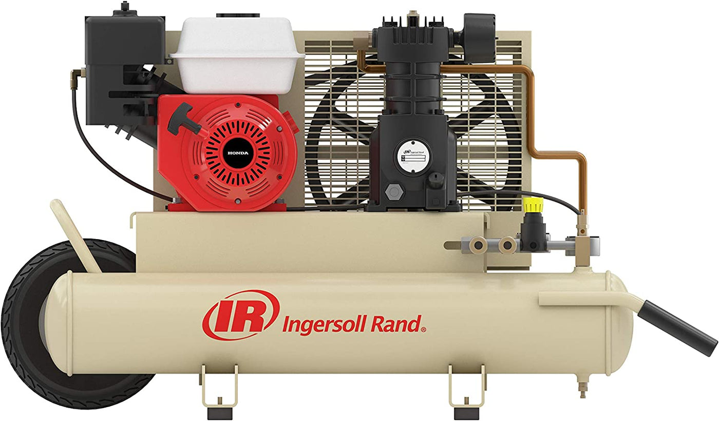 Ingersoll-Rand SS3J5.5GH-WB 5.5 HP 8 Gal Oiled Gas Twin Pontoon Compressor - $900