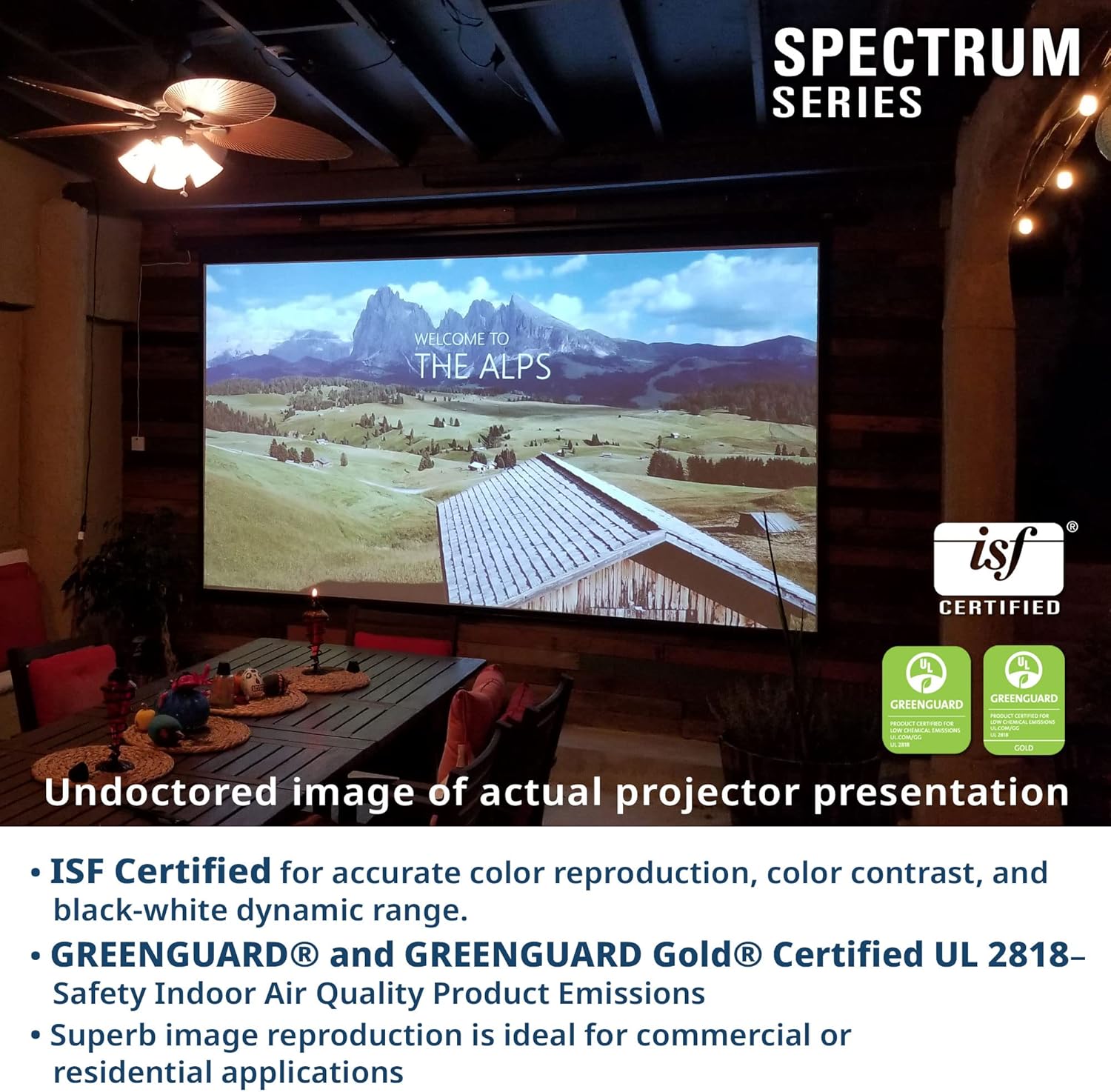 Projector Screen Elite Screens Spectrum, 150-INCH Diag 16:9 - $620