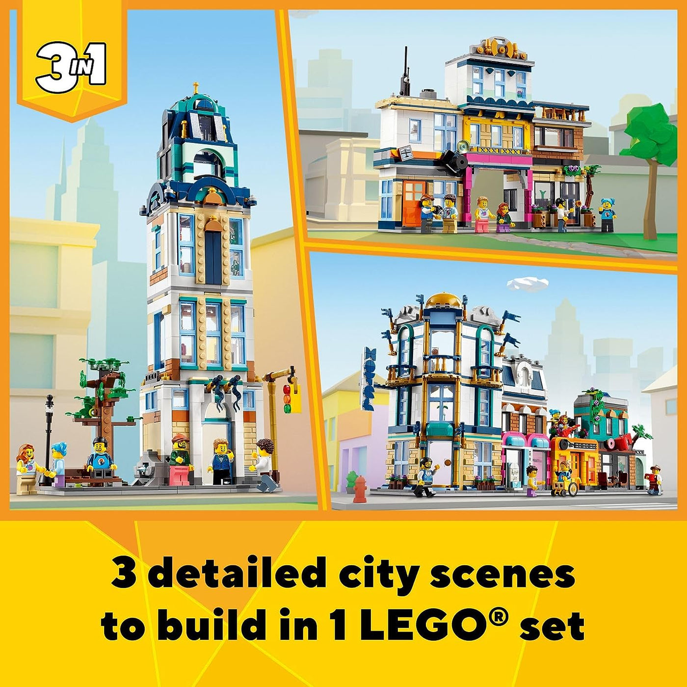 LEGO Creator Main Street 31141 Building Toy Set - $90