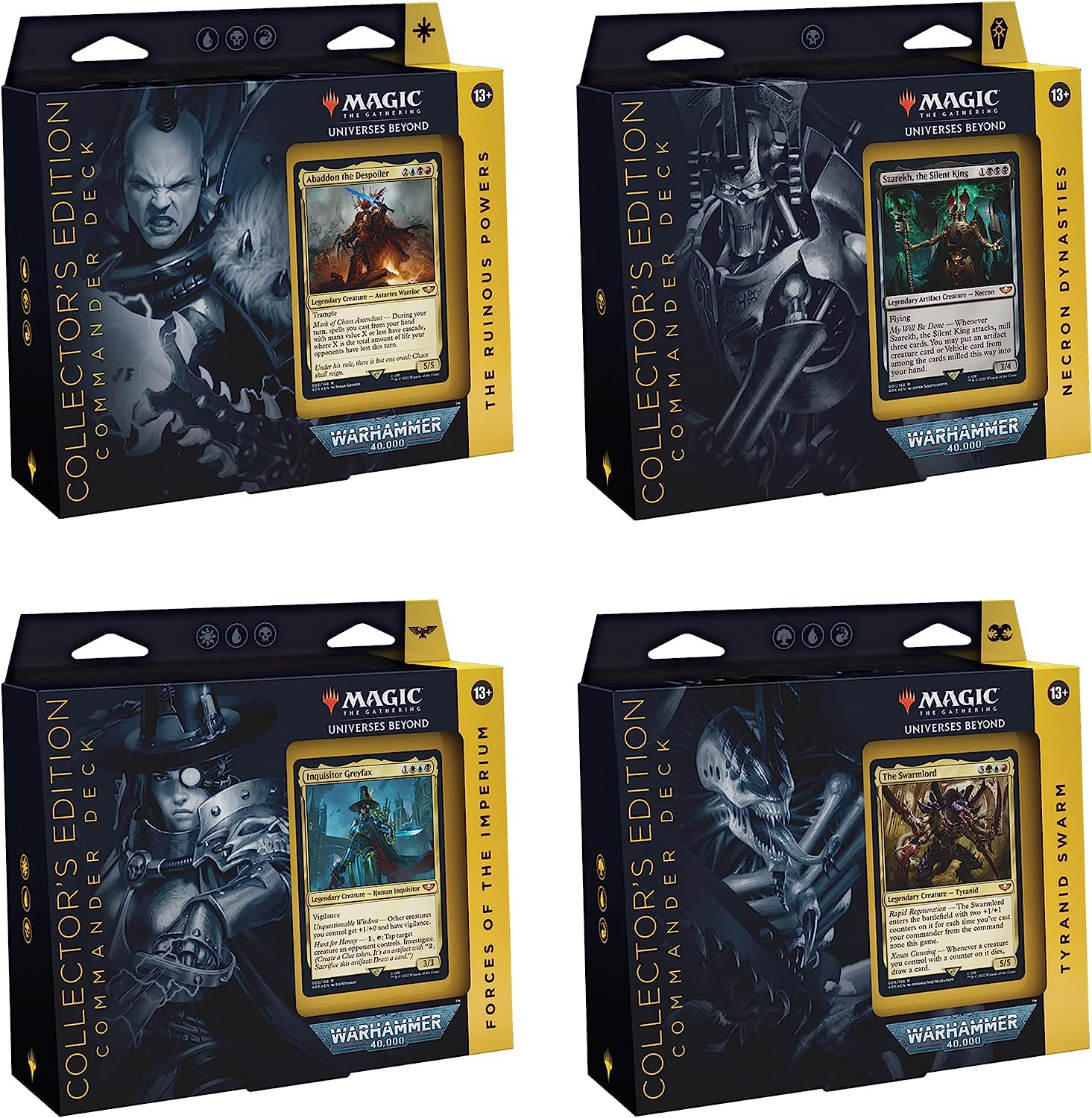Necron Dynasties: MTG Universes Beyond Warhammer 40,000 Collectors Edition - $590