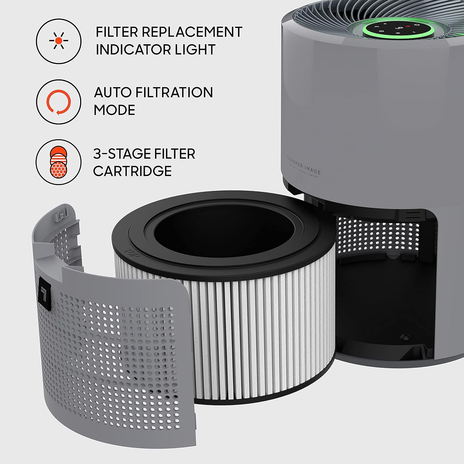 Sharper Image PURIFY 9 Whole Room Air Cleaner - Thumbnail 5