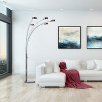 Artiva USA Micah - 5 Arc Floor Lamp w/Dimmer Switch, 360 Degree Rotatable Shades - $115