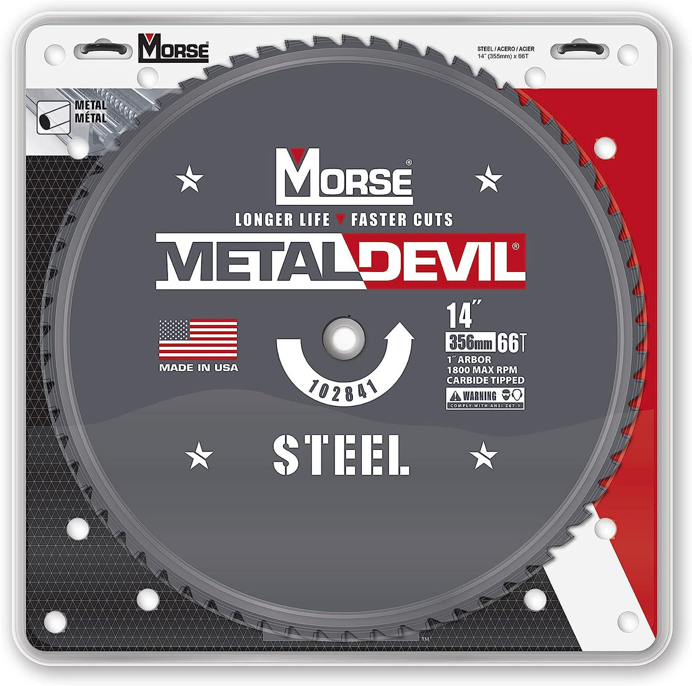 Morse Metal Devil CSM1466FSC, Circular Saw Blade, 14 inch, 1 Pack - $80