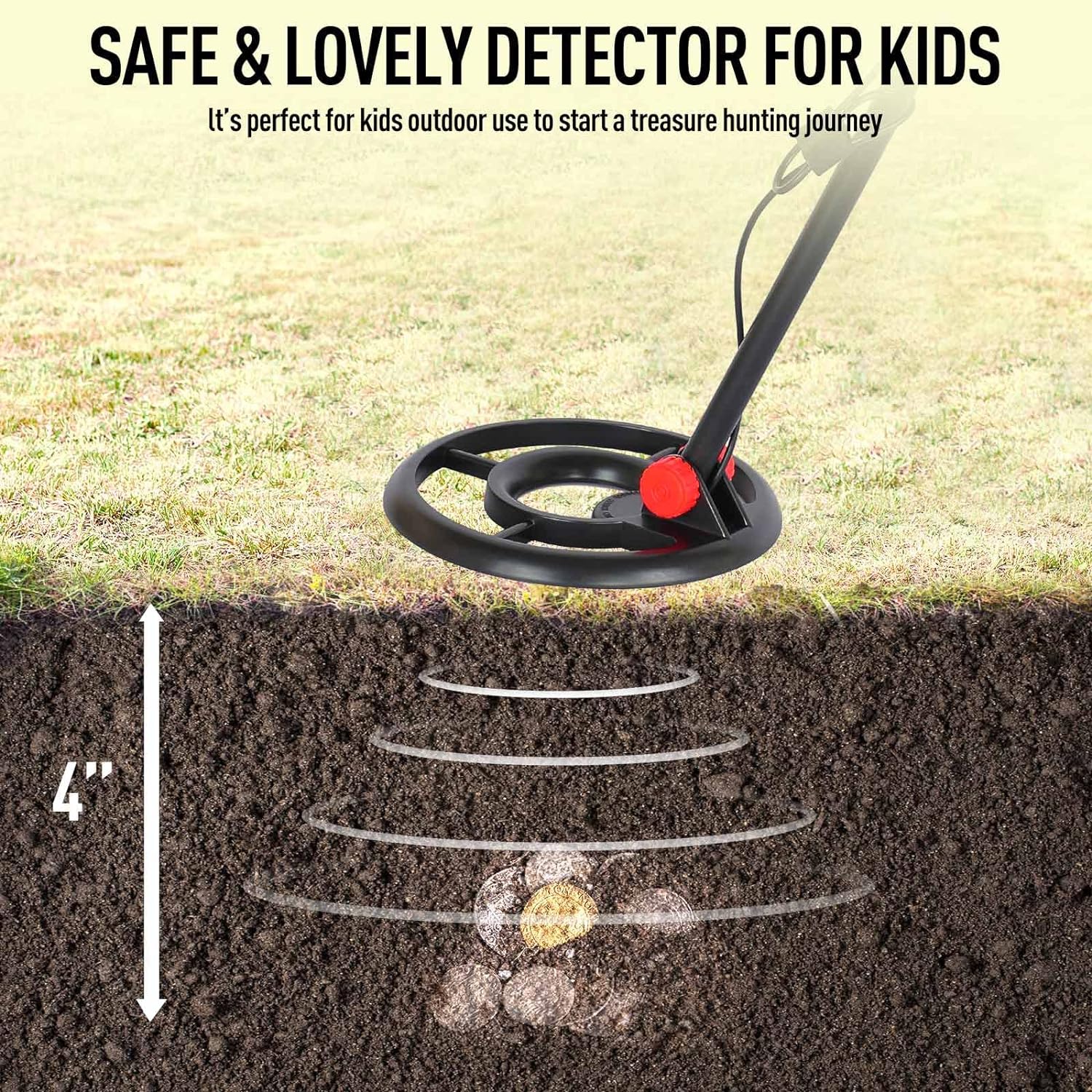 AVID POWER Metal Detector for Kids - $45