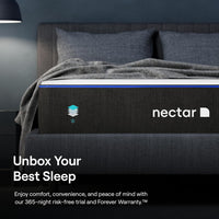 Nectar Twin Mattress 12 Inch - Medium Firm Gel Memory Foam - Cooling Comfort - $210