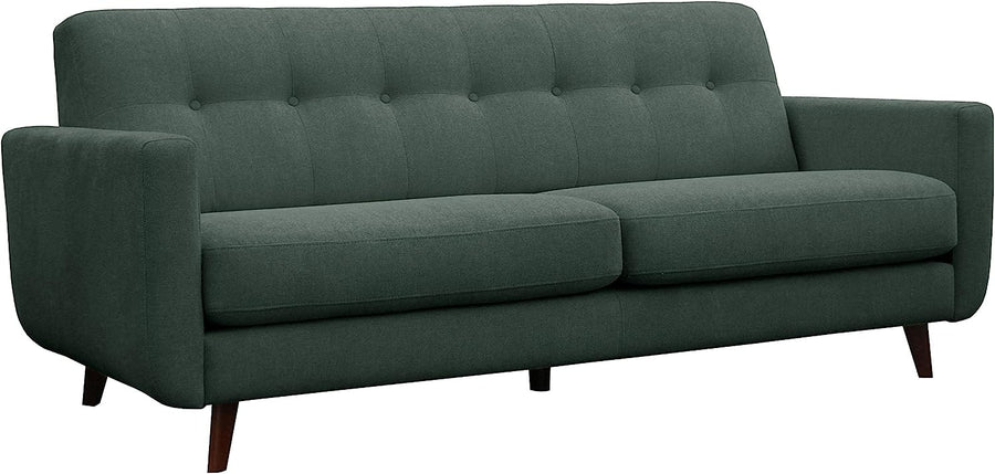 Amazon Brand – Rivet Sloane Mid-Century Modern Sofa Couch, Emerald Green - $700