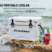 EchoSmile Rotomolded Cooler, for BBQ, Camping, Picnic, and Other Outdoor Activities - $70