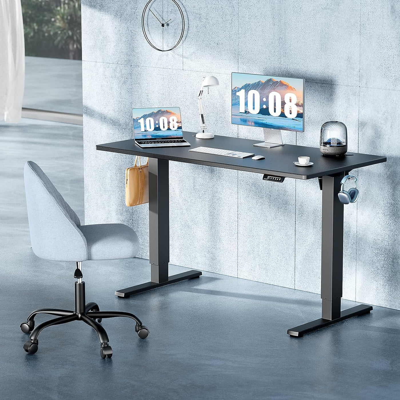 Electric Standing Desk-Height Adjustable Table, Ergonomic Computer Workstation - $90