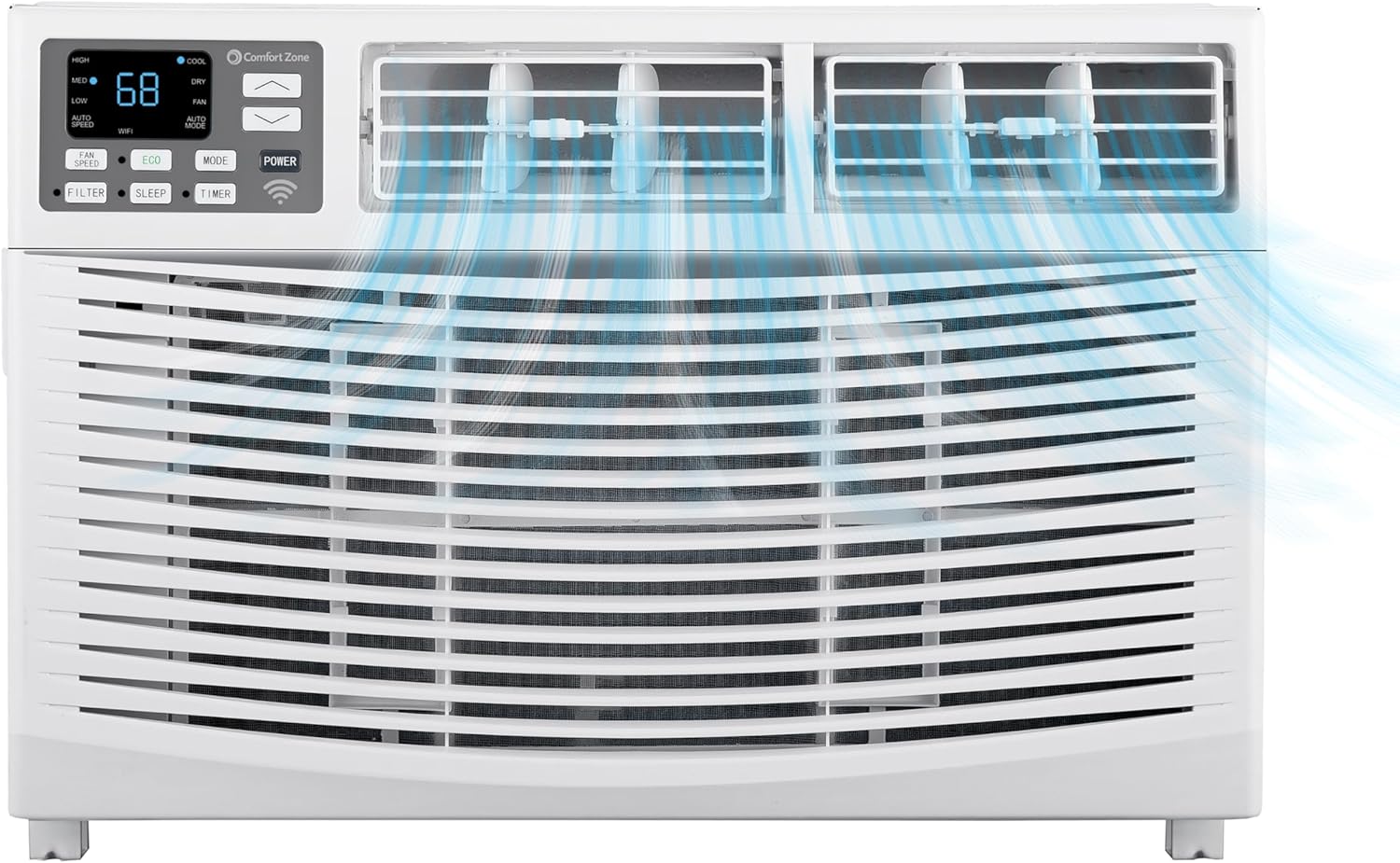 Comfort Zone Window Mounted Smart Wi-Fi Room Air Conditioner with Remote Control - $160