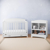 Graco Benton 5-in-1 Convertible Crib with Drawer (White) - $180