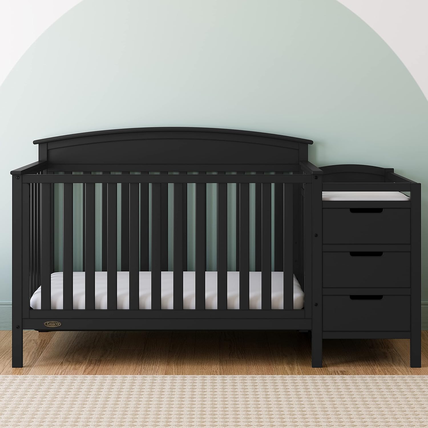 Graco Benton 4-in-1 Convertible Crib and Changer – GREENGUARD Gold Certified - $215