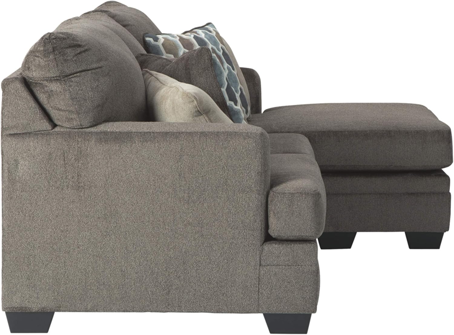 Signature Design by Ashley Dorsten Sectional Sofa Couch with Lounge, Light Brown - $600