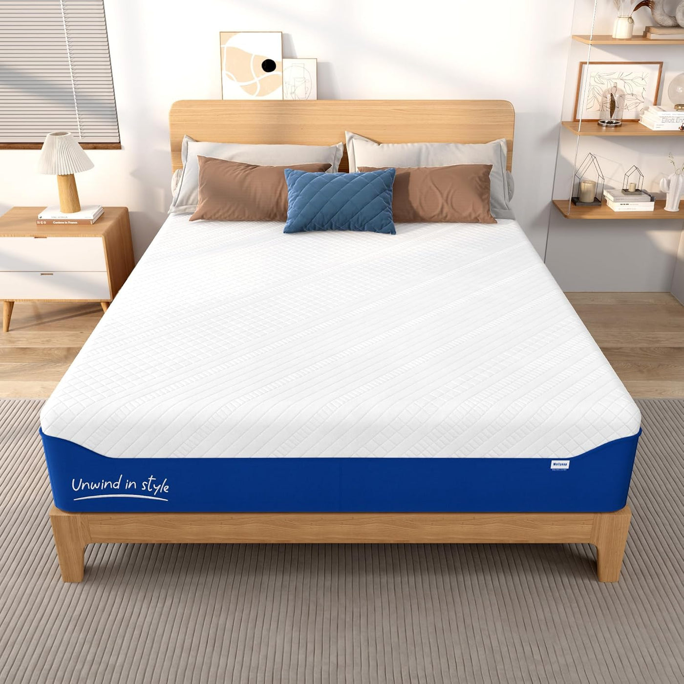 Memory Foam Mattress,12 Inch Queen Mattress in A Box,Fiberglass Free - $175