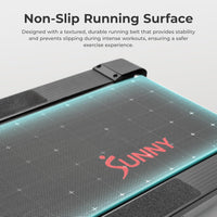 Sunny Health & Fitness Manual Walking Pad Treadmill for Home, Non-Electric - $150