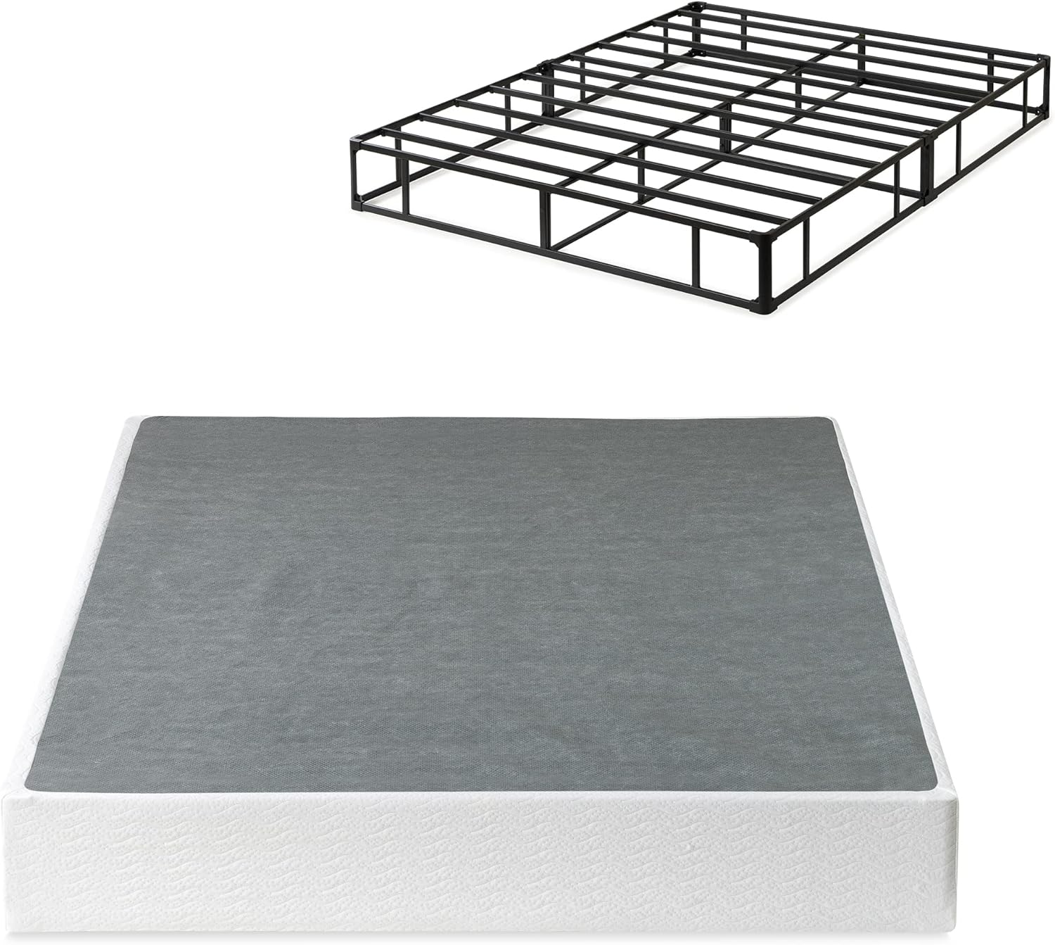 ZINUS 9 Inch Metal Smart Box Spring with Quick Assembly, California King - $95