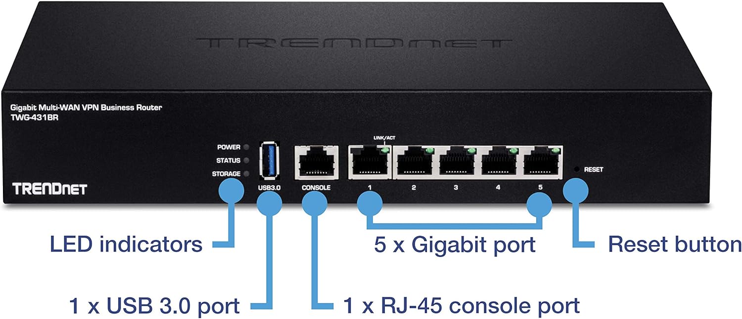 TRENDnet Gigabit Multi-WAN VPN Business Router - $80