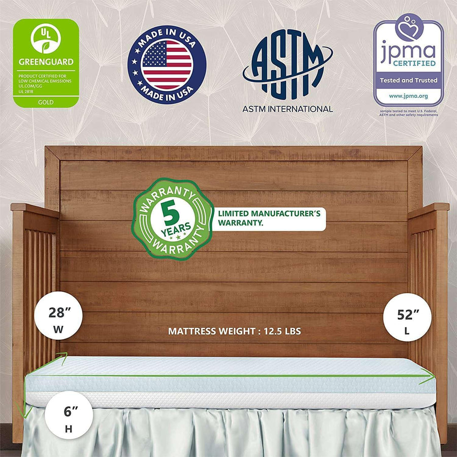 Dream On Me 2 in 1 Infant Crib and Toddler Bed Mattress - $60