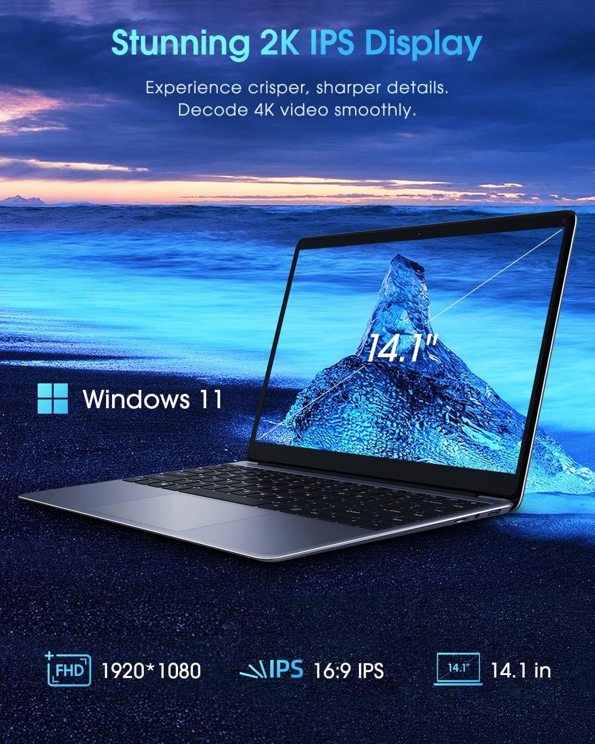 CHUWI HeroBook Pro 14.1'' Laptop - $145