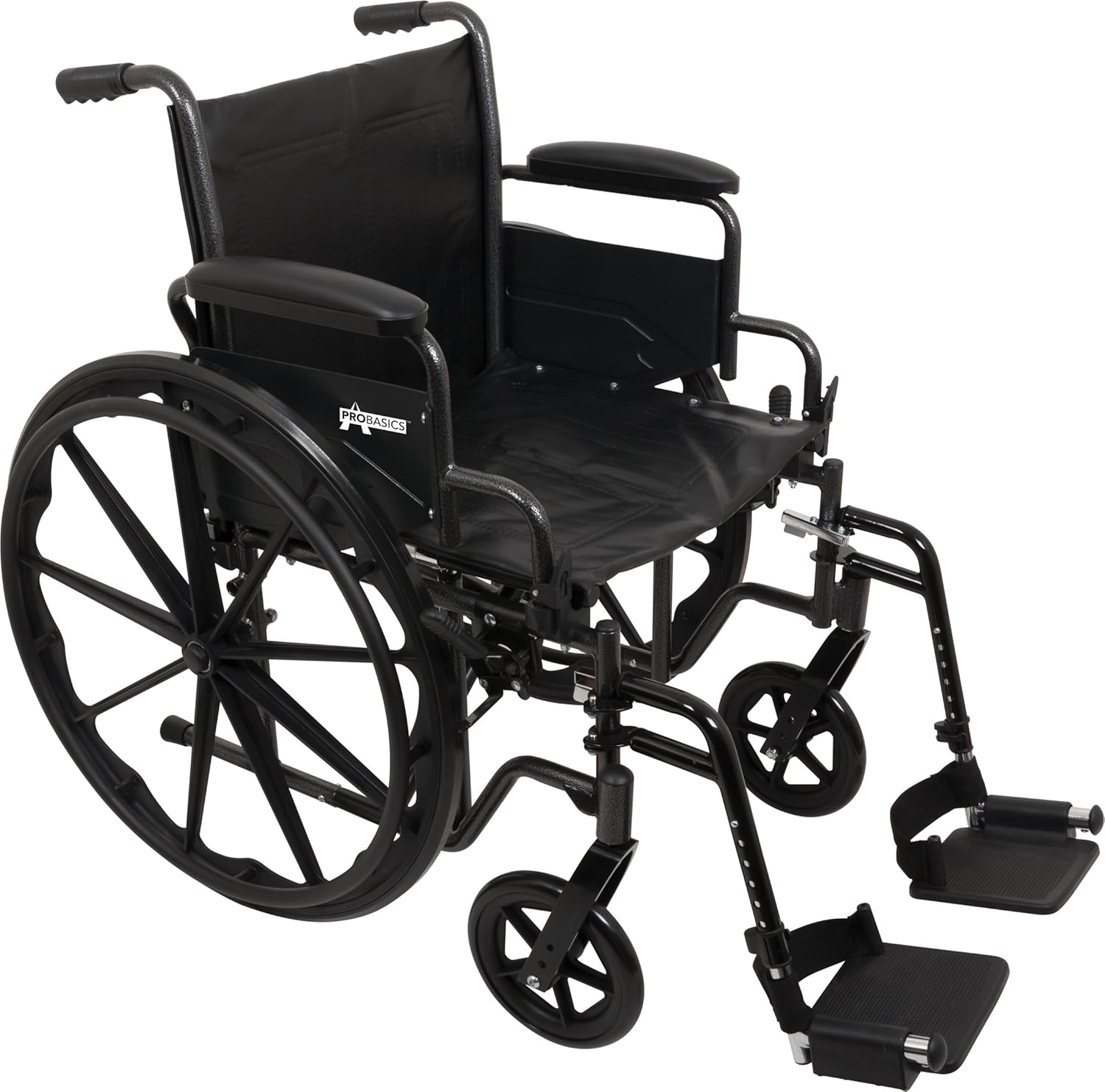 ProBasics Comfort Standard Wheelchair - Height Adjustable Seat - 18" x 16" Seat - $145