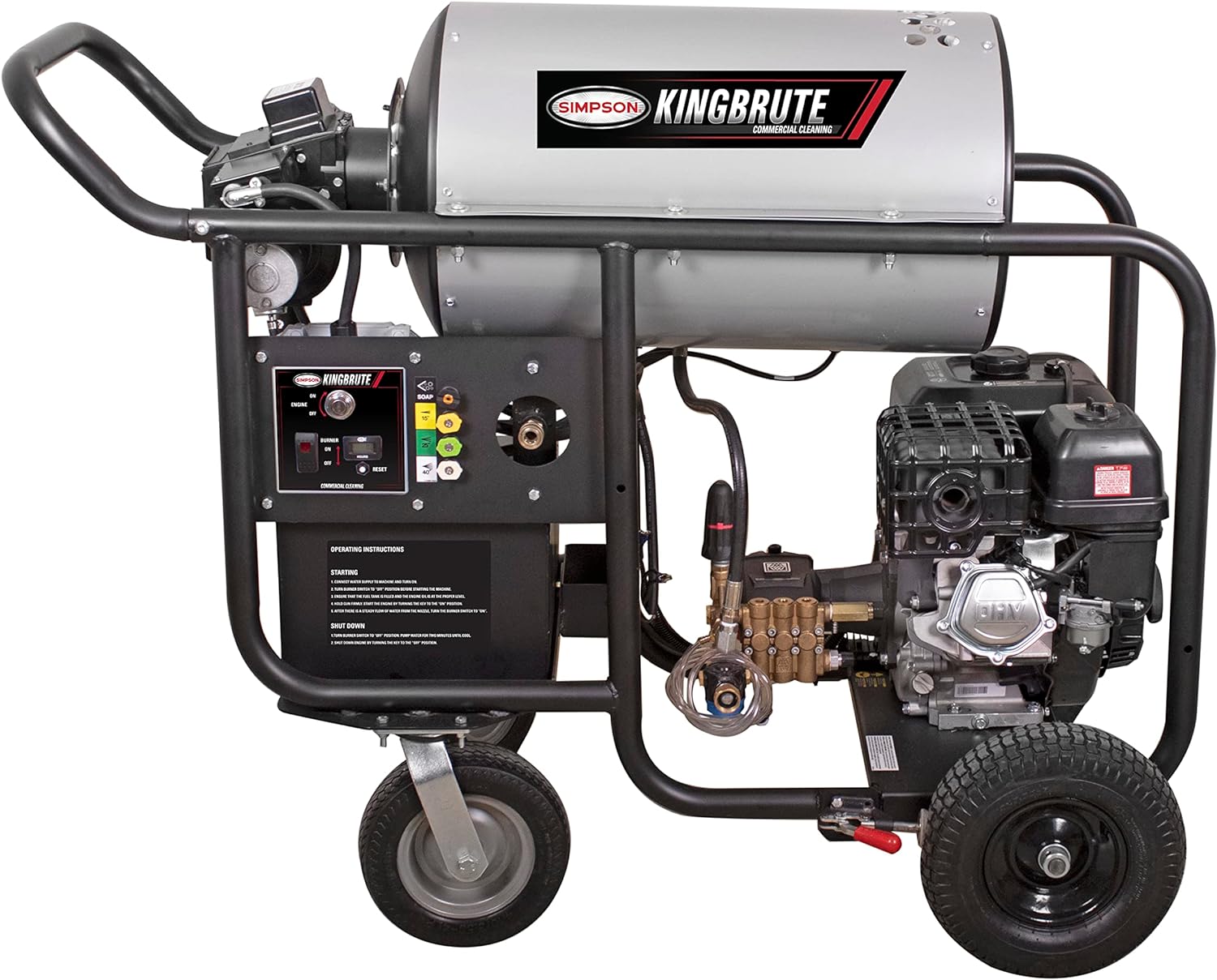Simpson KB65132 King Brute 4000 PSI Hot Water Gas Pressure Washer - $2350