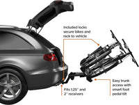 Thule EasyFold XT 2 Hitch Bike Rack , Black - $470