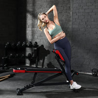 FLYBIRD 3 in 1 Workout Bench, Roman Chair, Weight Bench and Sit Up Bench - $90