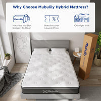 Full Size Mattress, 8 Inch Hybrid Mattress Full Size,Hybrid Mattress in a Box - $180