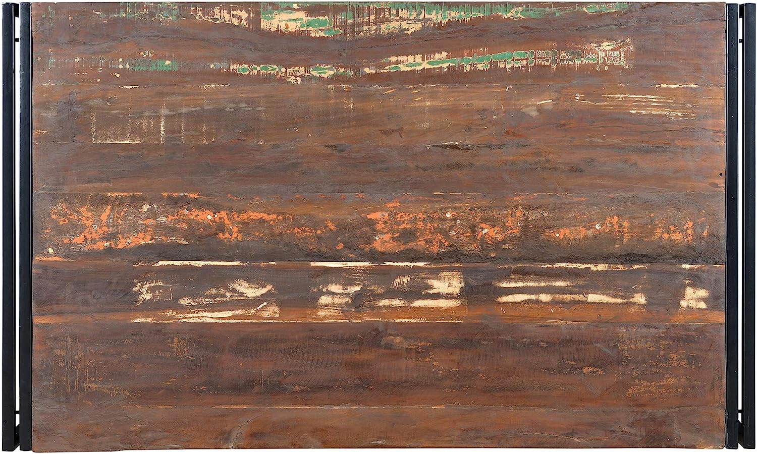 Timbergirl Hand-Crafted Old Reclaimed Wood and Metal Dining Table, 71-Inch - $275
