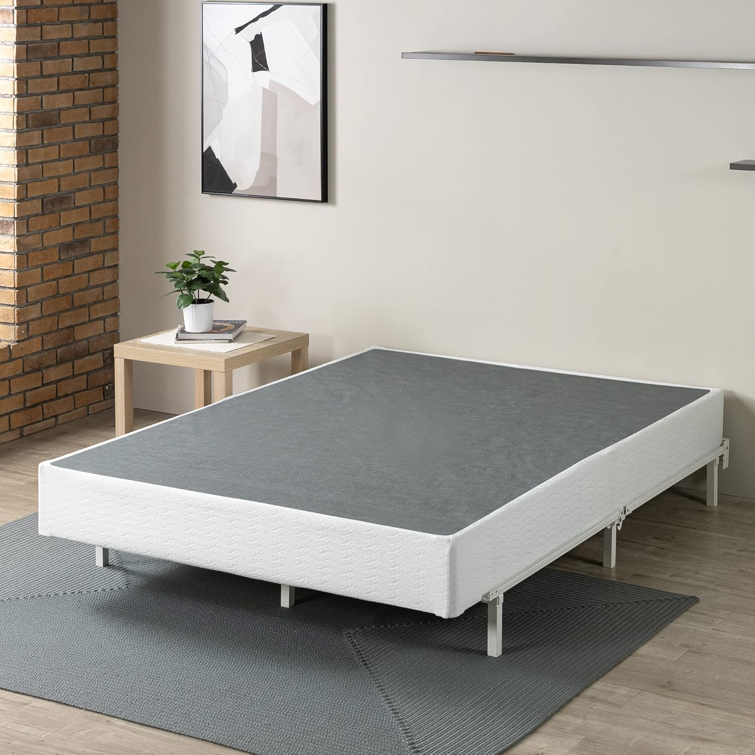 ZINUS 9 Inch Metal Smart Box Spring with Quick Assembly, California King - $95