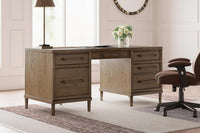 Signature Design by Ashley Roanhowe Contemporary 68" Home Office Desk - $500