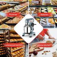 10QT Commercial Food Mixer with Timing Function, Heavy Duty Commercial Mixer - $330