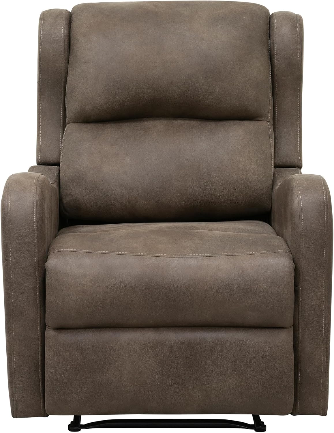 Lexicon Recliner Chair Living Room Reclining Sofa Chair, Brown - $285