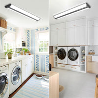 8FT LED Wraparound Light Fixture, Ultra Slim 50W LED Shop Lights for Garage - $160