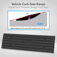 PYLE PCRBDR21 Car Vehicle Curbside Driveway Ramp - 4ft- $80