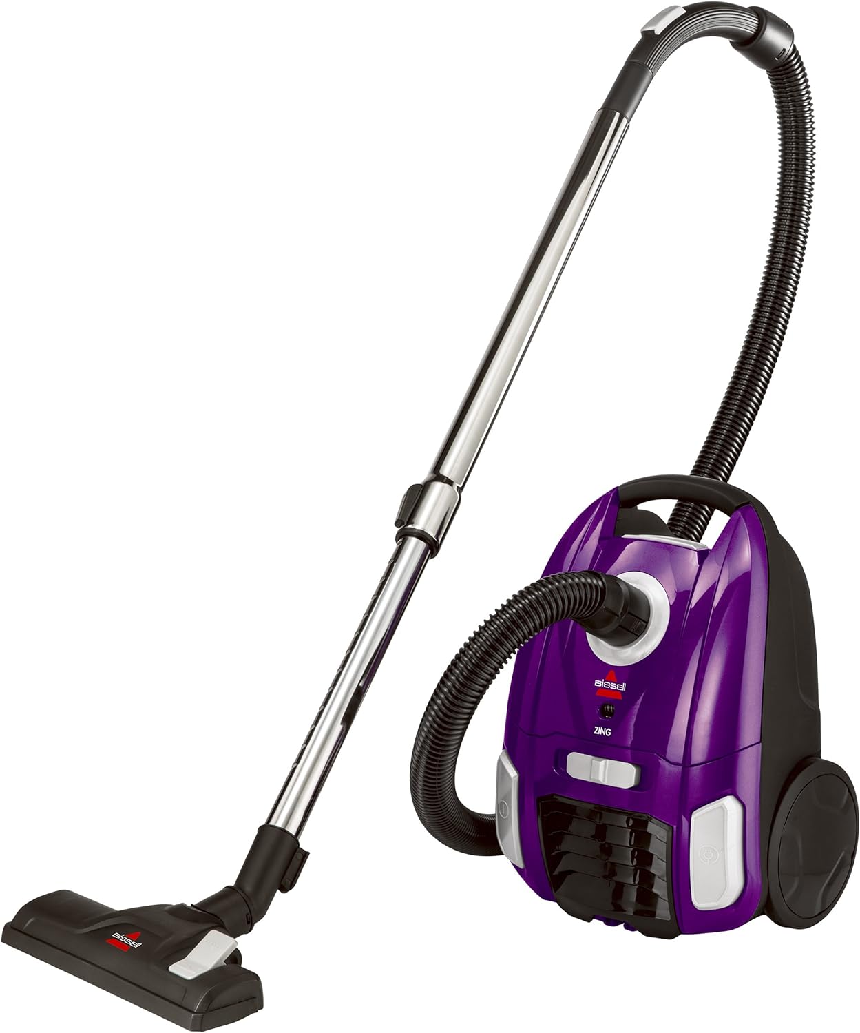 BISSELL Zing Lightweight, Bagged Canister Vacuum, Purple, 2154A - $50