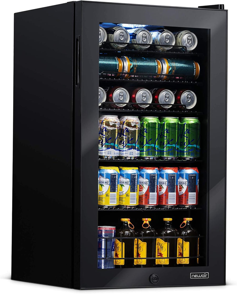 NewAir Beverage Refrigerator 126 Cans, Free Standing Cooler - $160