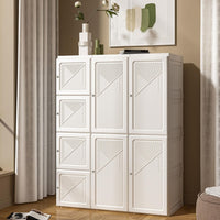 Portable Wardrobe Closet Storage Organizer for Clothes with Magnetic - $175