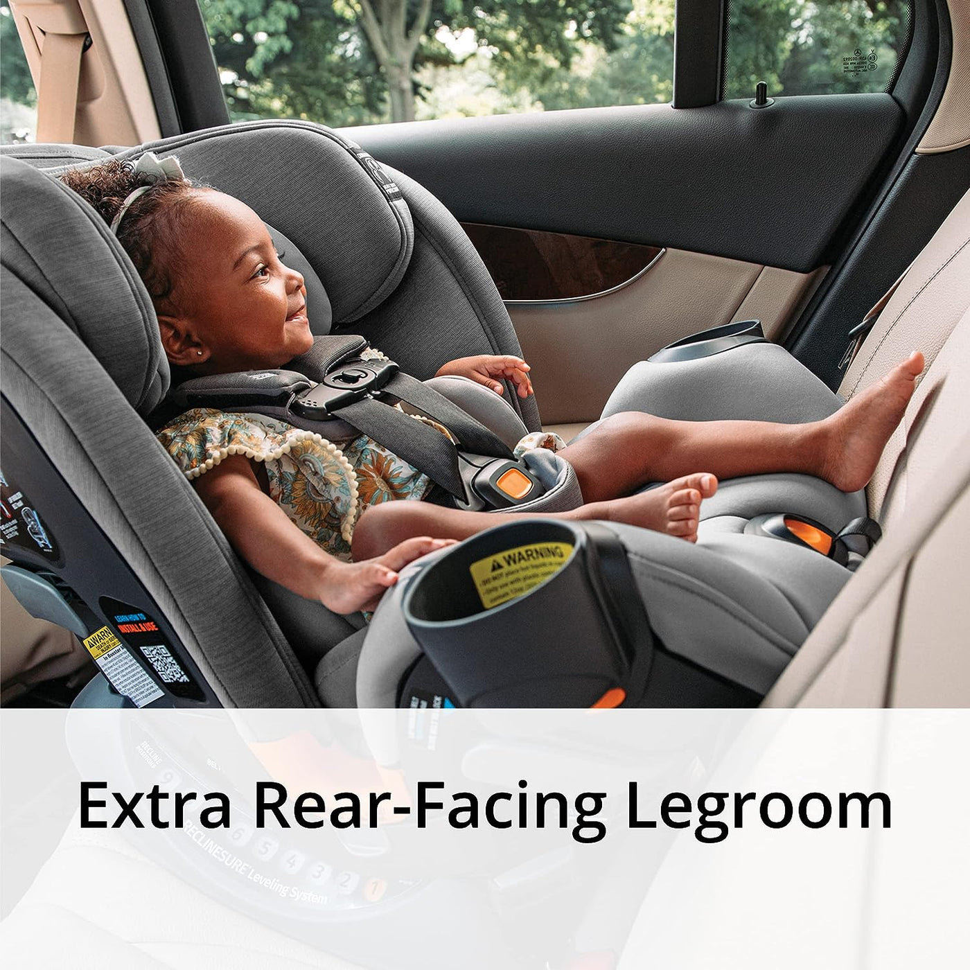 Chicco OneFit ClearTex Slim All-in-One Car Seat - $180