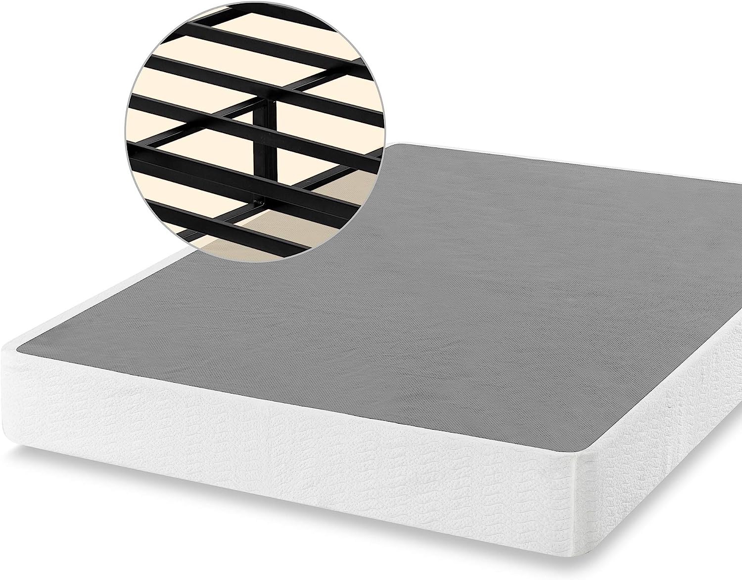 ZINUS 9 Inch Metal Smart Box Spring / Mattress Foundation, Queen - $85