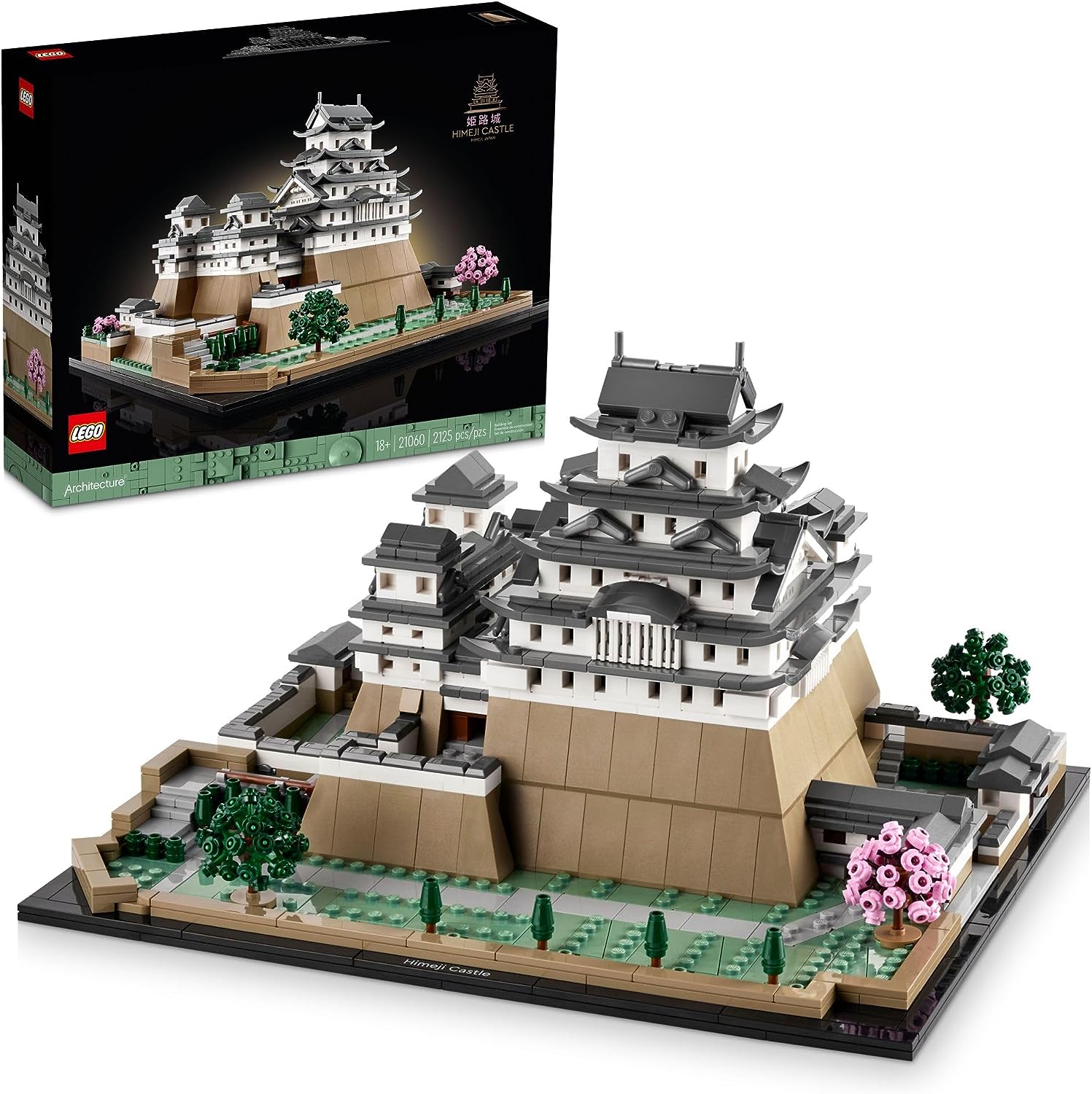 LEGO Architecture Landmarks Collection: Himeji Castle 21060 Building Set - $105