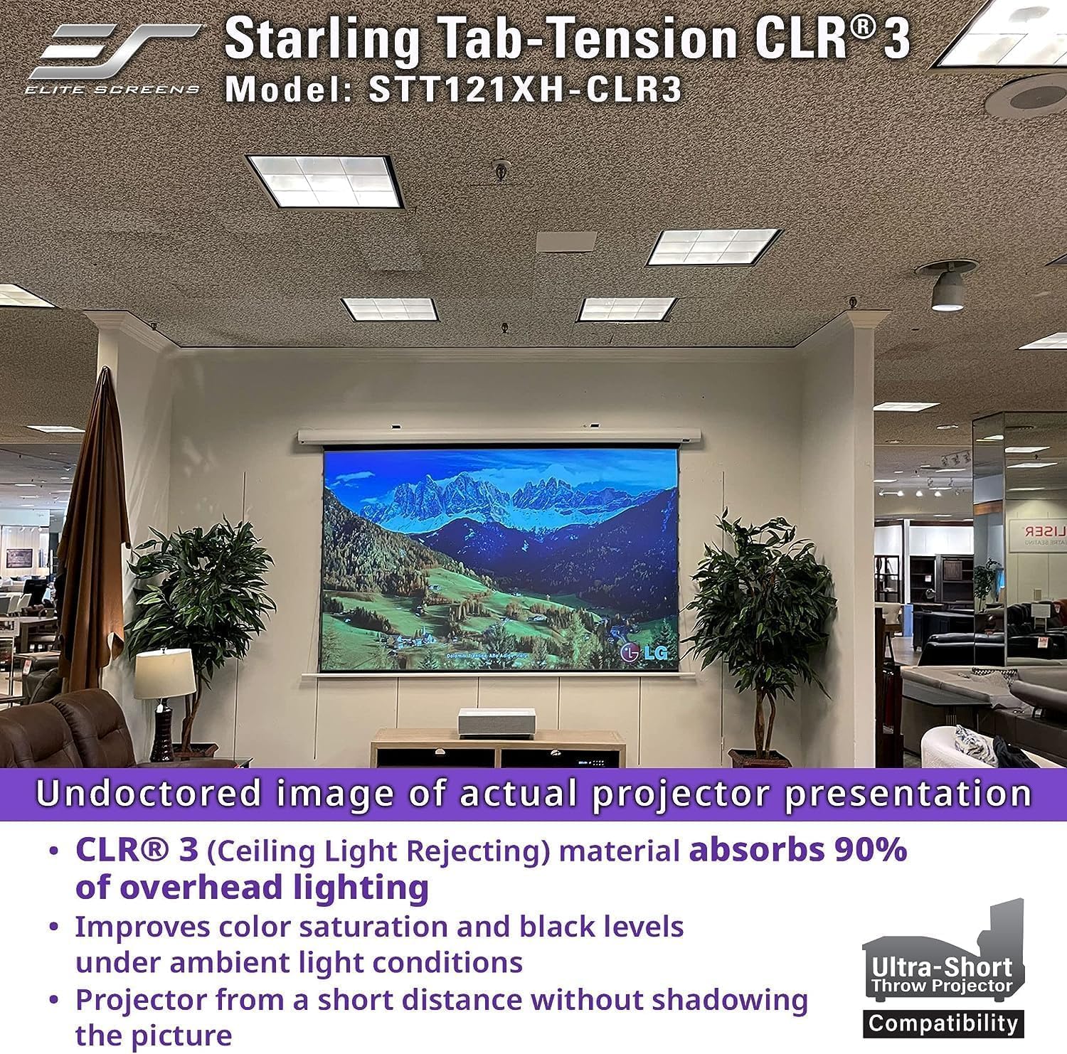 Starling Tab-Tension CLR 3 Series Upgraded RC1 Kit, 121-INCH Diag. 16:9 - $1320