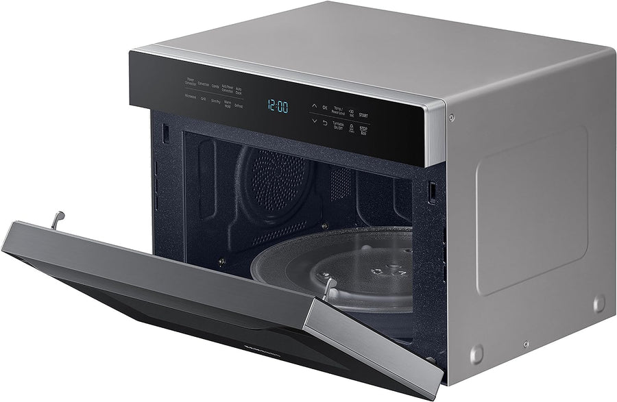SAMSUNG 1.2 Cu Ft PowerGrill Duo Countertop Microwave Oven(Small Dent on Side) - $330